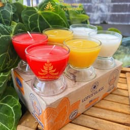 1 Hộp 6 Ly Tặng Kèm Bấc Làm Nến Tại Nhà N03 ml Làm Nến Cúng, Nến Bàn Thờ, Nến Cúng Dường, Nến Sắp Lễ 5