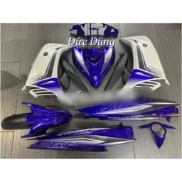 Dàn áo Exciter 135 trắng xanh 2011 kèm tem 2
