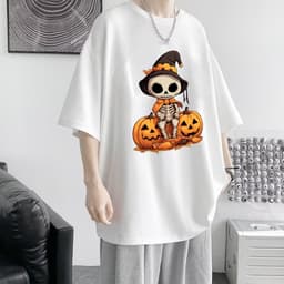 Áo thun Dễ Thương Halloween Bí Ngô Ma Quái Dơi 4