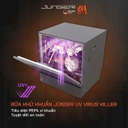 [Miễn Phí Lắp Đặt] Máy Rửa Bát Junger Leopard DWJ-103, Sấy Khô Khử Khuẩn UV 8 Chế Độ Rửa Chuyên Sâu, Hàng Chính Hãng 5