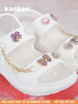 Dép quai hậu cho bé gái KanKanStore xăng đan sandal trẻ em nhẹ êm chân KA059 6