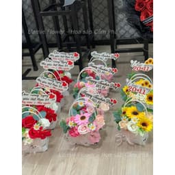 SET 20-50 Cái Banner, Cô Gái, Toper, Thiệp cài ĐỦ CÁC DỊP LỄ TRONG NĂM, dùng để trang trí bó hoa, hộp quà, bánh kem 8