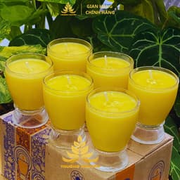 Nến Bơ Trường Organic Ly T19 100ml Cháy 18h,  Nến Cúng, Nến Bàn Thờ, Nến Cúng Dường, Nến Sắp Lễ 1