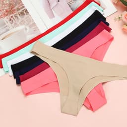Quần Lót Lọt Khe Không Viền Chất Liệu Su Đúc Thông Thoáng Đáy Cotton Kháng Khuẩn 9