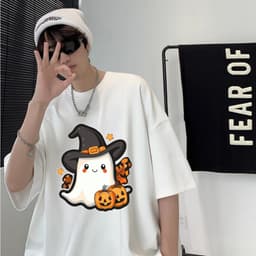 Áo thun GHOST Halloween Bí Ngô Ma Quái Dơi áo nam nữ 3