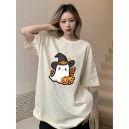 Áo thun GHOST Halloween Bí Ngô Ma Quái Dơi áo nam nữ 4