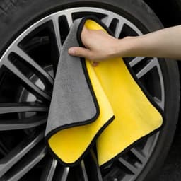 Khăn Lau Xe Chuyên Dụng  Thấm Hút, Khăn Lau Đa Năng Cho Xe Ô Tô, Sợi Tổng Hợp MicroFiber - Phụ Kiện Vệ Sinh Xe DK.Cars 8