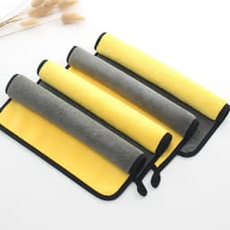 Khăn Lau Xe Chuyên Dụng  Thấm Hút, Khăn Lau Đa Năng Cho Xe Ô Tô, Sợi Tổng Hợp MicroFiber - Phụ Kiện Vệ Sinh Xe DK.Cars 4
