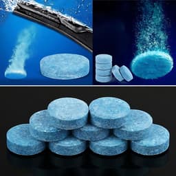 Viên Sủi Rửa Kính Cho Xe Ô Tô, Viên Sủi Pha Nước Chống Ố Kính, Không Để Lại Cặn -1 Viên Pha 4 Lít Nước -DK.Cars - VS 4