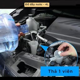 Viên Sủi Rửa Kính Cho Xe Ô Tô, Viên Sủi Pha Nước Chống Ố Kính, Không Để Lại Cặn -1 Viên Pha 4 Lít Nước -DK.Cars - VS 9