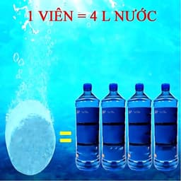 Viên Sủi Rửa Kính Cho Xe Ô Tô, Viên Sủi Pha Nước Chống Ố Kính, Không Để Lại Cặn -1 Viên Pha 4 Lít Nước -DK.Cars - VS 6