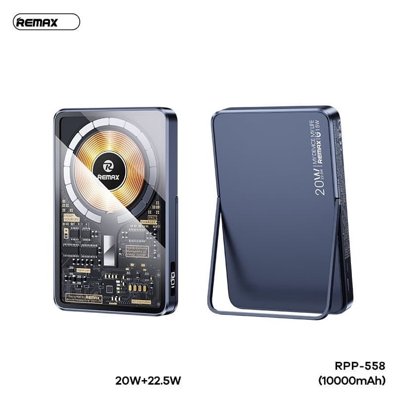 Pin Dự Phòng Sạc Nhanh 35W Remax RPP-558 10.000mAh và Sạc Không Dây 20W Remax RPP-109 10.000mAh. LKP