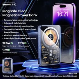 Pin Dự Phòng Sạc Nhanh 35W Remax RPP-558 10.000mAh và Sạc Không Dây 20W Remax RPP-109 10.000mAh. LKP 2