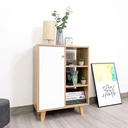 Tủ Đựng Đồ Kệ Đa Năng Trang Trí Decor Không Gian Gia Đình Dễ Lắp Ghép ND14 3