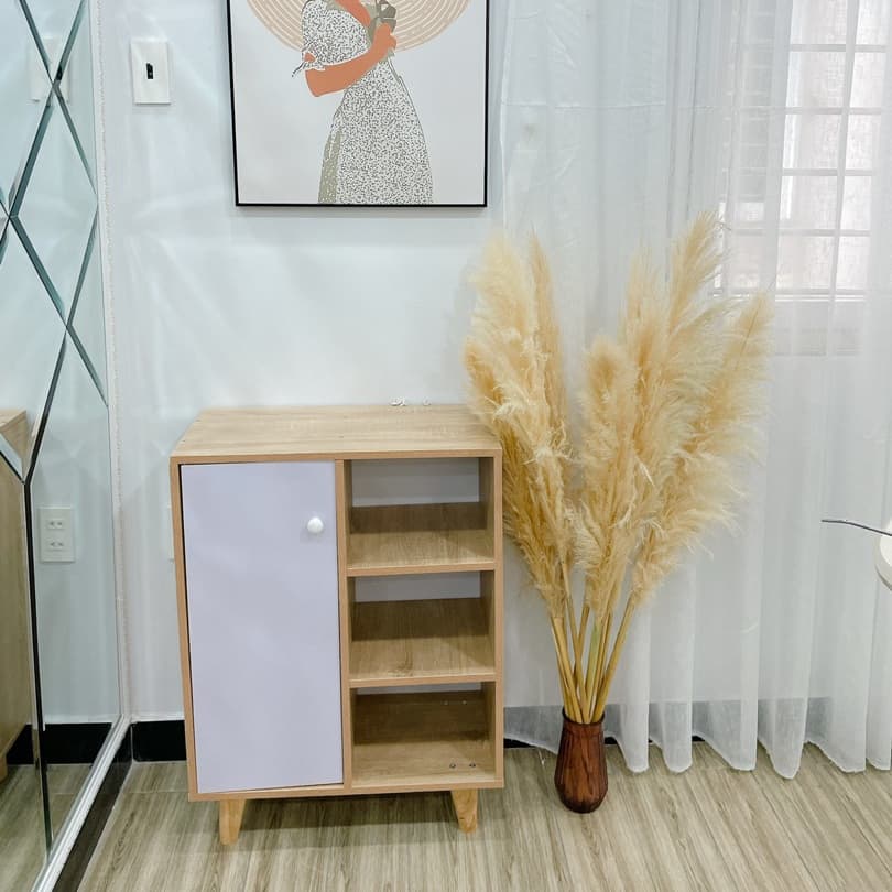Tủ Đựng Đồ Kệ Đa Năng Trang Trí Decor Không Gian Gia Đình Dễ Lắp Ghép ND14