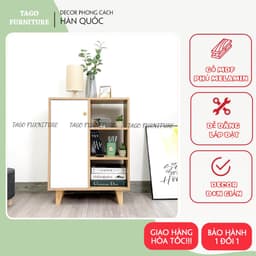 Tủ Đựng Đồ Kệ Đa Năng Trang Trí Decor Không Gian Gia Đình Dễ Lắp Ghép ND14 9