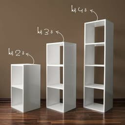 Kệ sách nhiều tầng, kệ tổ ong đa năng, kệ gỗ giá rẻ cho học sinh, sinh viên TAGO ND16 1