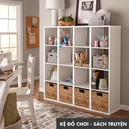 Kệ sách nhiều tầng, kệ tổ ong đa năng, kệ gỗ giá rẻ cho học sinh, sinh viên TAGO ND16 6