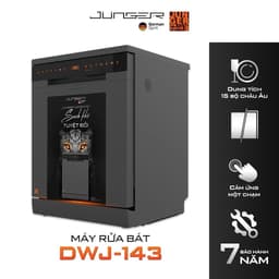 [Miễn Phí Lắp Đặt] Máy Rửa Bát Junger Leopard DWJ-143, Sấy Khô Khử Khuẩn UV SX Tại Thái Lan, Bảo Hành Hàng Chính Hãng 2