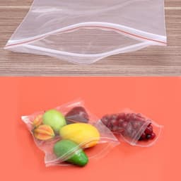 Set 10 Túi Zip Đựng Thực Phẩm Bảo Quản Thức Ăn Đồ Khô Đồ Tươi Sống Trong Tủ Lạnh An Toàn Tái Sử Dụng 6
