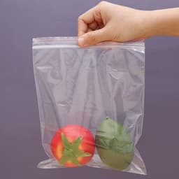 Set 10 Túi Zip Đựng Thực Phẩm Bảo Quản Thức Ăn Đồ Khô Đồ Tươi Sống Trong Tủ Lạnh An Toàn Tái Sử Dụng 5
