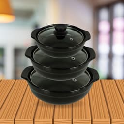 Nồi Đất Sứ Tráng Men Chống Dính Có Nắp Sâu Lòng Nhiều Kích Thước Kho Cá Thịt Nấu Mì Cay Tiện Lợi 8