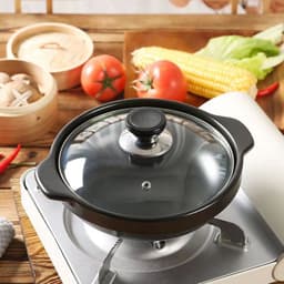 Nồi Đất Sứ Tráng Men Chống Dính Có Nắp Sâu Lòng Nhiều Kích Thước Kho Cá Thịt Nấu Mì Cay Tiện Lợi 3