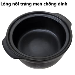 Nồi Đất Sứ Tráng Men Chống Dính Có Nắp Sâu Lòng Nhiều Kích Thước Kho Cá Thịt Nấu Mì Cay Tiện Lợi 6