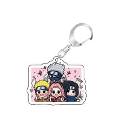 Móc khóa Uzumaki Naruto Sasuke Kakashi Sakura Hinata móc khoá bằng chất liệu arcrylic trong suốt 2