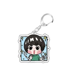 Móc khóa Uzumaki Naruto Sasuke Kakashi Sakura Hinata móc khoá bằng chất liệu arcrylic trong suốt 5