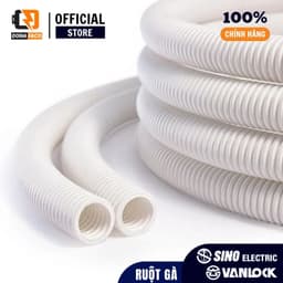 Ống Ruột Gà Luồn Dây Điện Sino Phi 16 - 20 - 25 - 32 - Ống mềm Luồn Dây Điện 8
