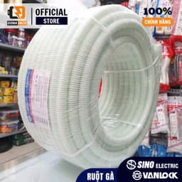 Ống Ruột Gà Luồn Dây Điện Sino Phi 16 - 20 - 25 - 32 - Ống mềm Luồn Dây Điện 4