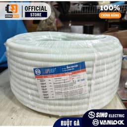 Ống Ruột Gà Luồn Dây Điện Sino Phi 16 - 20 - 25 - 32 - Ống mềm Luồn Dây Điện 6