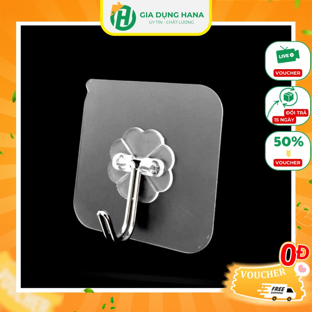 Combo 10 Móc Treo Đồ Dán Tường Chắc Chắn Tiện Dụng Cho Nhà Cửa