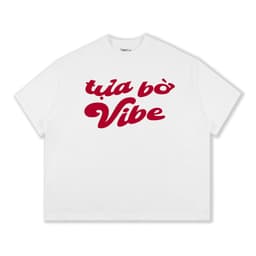 Áo Thun Local Brand VEQISTU "Tựa Bờ Vibe", Áo Thun Boxy Form Rộng Unisex Nam Nữ 250Gsm 100% Cotton 2 Chiều 4