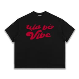 Áo Thun Local Brand VEQISTU "Tựa Bờ Vibe", Áo Thun Boxy Form Rộng Unisex Nam Nữ 250Gsm 100% Cotton 2 Chiều 2