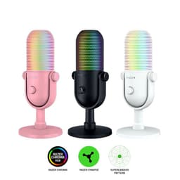 (Creed2) Thiết bị thu âm Razer Seiren V3 Chroma - RGB USB Microphone with Tap-to-Mute 1