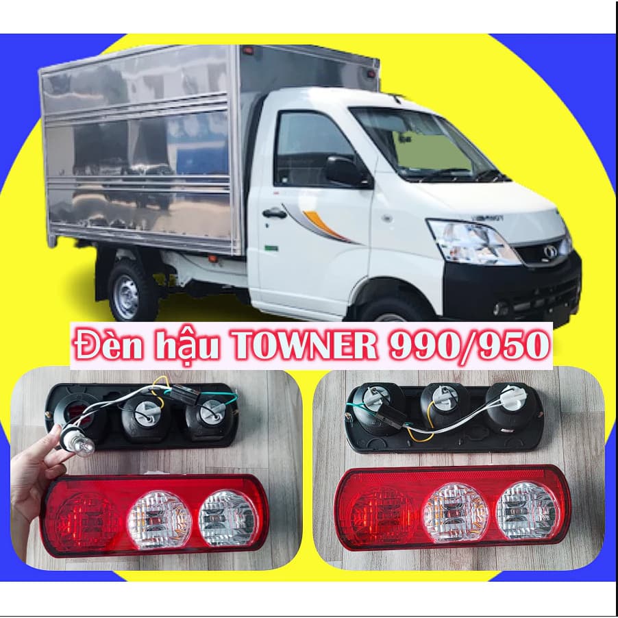 Đèn hậu đèn lái xe tải THACO TOWNER 950 990 990kg có sẵn bóng loại tốt