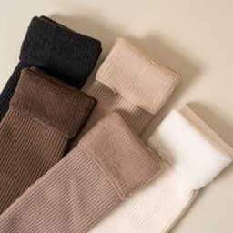 Set 10/Đôi Tất Vớ Cotton Lót Lông Nỉ Giữ Nhiệt Cao Cổ Siêu Ấm Cho Nữ Đủ Màu 6