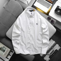 Áo sơ mi nam vải cotton sược sọc pastel 3bros Hàn Quốc xuất dư form không ôm bigsize - 3bros quần áo xuất khẩu 4