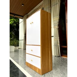Tủ đựng quần áo đa năng,Tủ quần ao trẻ em, người lớn đa năng tiện lợi bền đẹp gỗ Decor gỗ MDF ND58 2