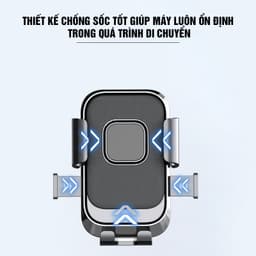 Giá đỡ điện thoại lắp xe đạp, xe máy chắc chắn, Kẹp điện thoại xoay 360 độ cao cấp - GDDT04 2