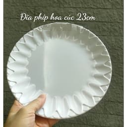 Đĩa nhựa phíp hoa cúc 20cm-23cm-25cm 3