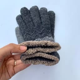 găng tay len nam-gang tay len SIÊU DÀY nam nữ mùa đông 5