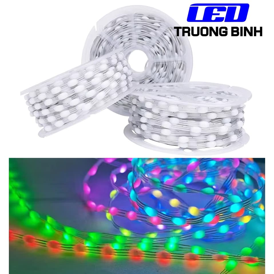 LED HẠT GẠO LED GIỌT LỆ FULL MÀU ARGB NEOPIXEL WS2812B 66LED/MÉT 33LED/MÉT 20LED/MÉT 5V DÀI 1 MÉT