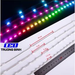 LED HẠT GẠO LED GIỌT LỆ FULL MÀU ARGB NEOPIXEL WS2812B 66LED/MÉT 33LED/MÉT 20LED/MÉT 5V DÀI 1 MÉT 6