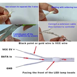 LED HẠT GẠO LED GIỌT LỆ FULL MÀU ARGB NEOPIXEL WS2812B 66LED/MÉT 33LED/MÉT 20LED/MÉT 5V DÀI 1 MÉT 7