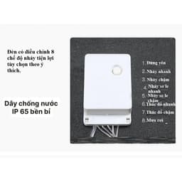 Đèn Led hình Đèn Lồng 8 khía dài 10M nhiều chế độ nhấp nháy treo cây trang trí Tết 4