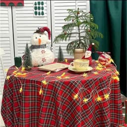Vải trang trí Noel, trang trí giáng sinh, trải bàn, may đầm váy, phụ kiện... 3