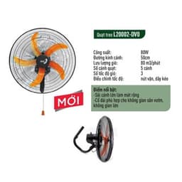 Quạt treo công nghiệp LIFAN T-20CN 130W - sử dụng nhà xưởng quán ăn cà phê , bảo hành 1 năm 7